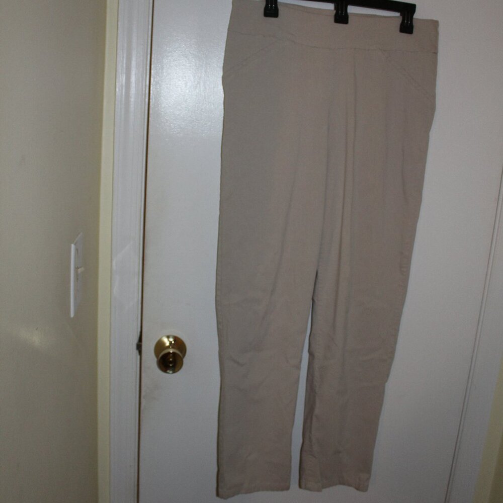 Kim Rogers Dress Pants - Tan -Size 14